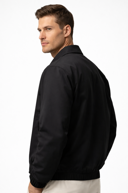 Giacca Zip-Up Classica da Uomo Ralph Lauren – Nera