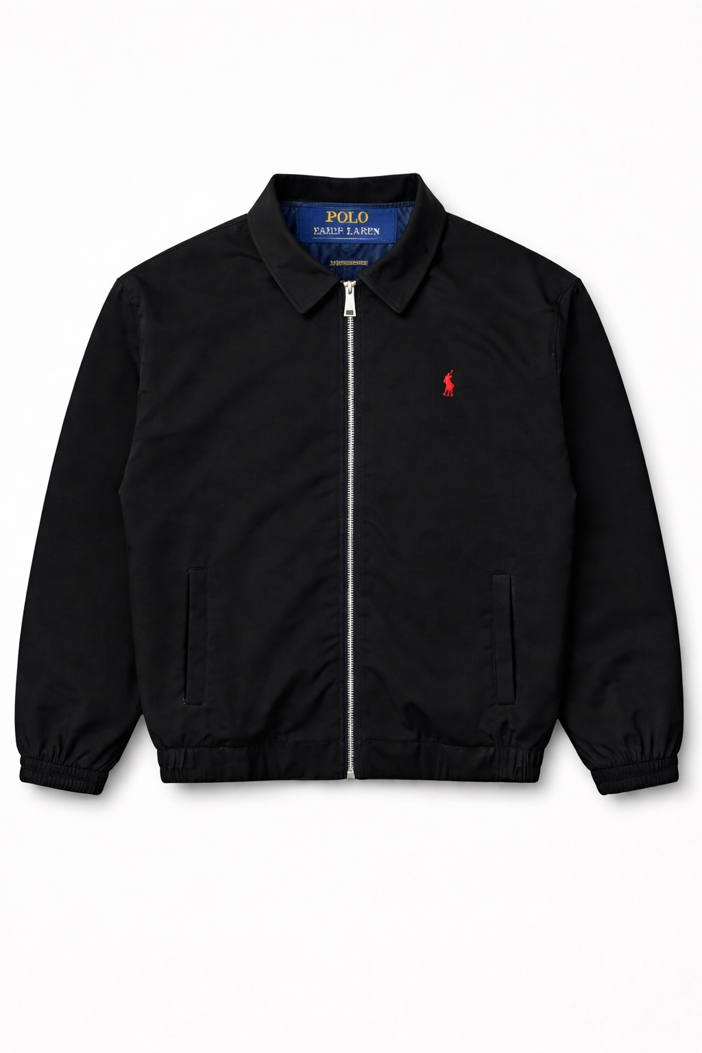 Giacca Zip-Up Classica da Uomo Ralph Lauren – Nera