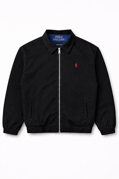 Giacca Zip-Up Classica da Uomo Ralph Lauren – Nera